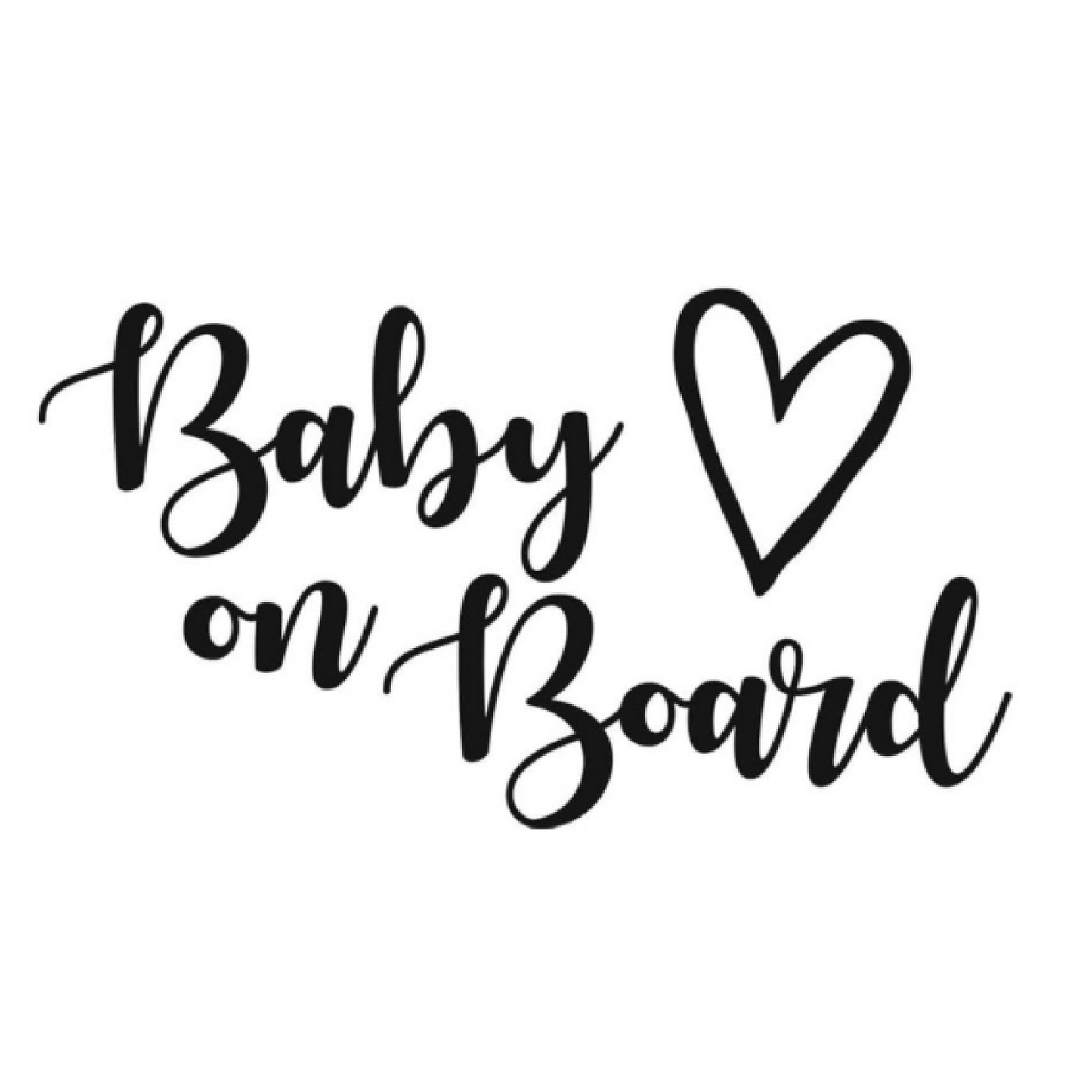 Car Tag - Baby On Board 1