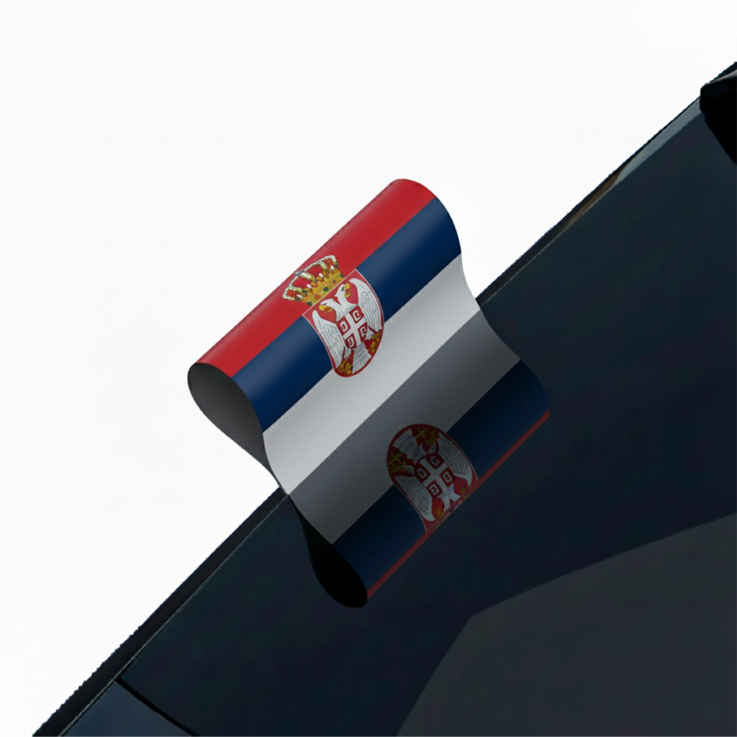 Car Tag - Serbia Flag