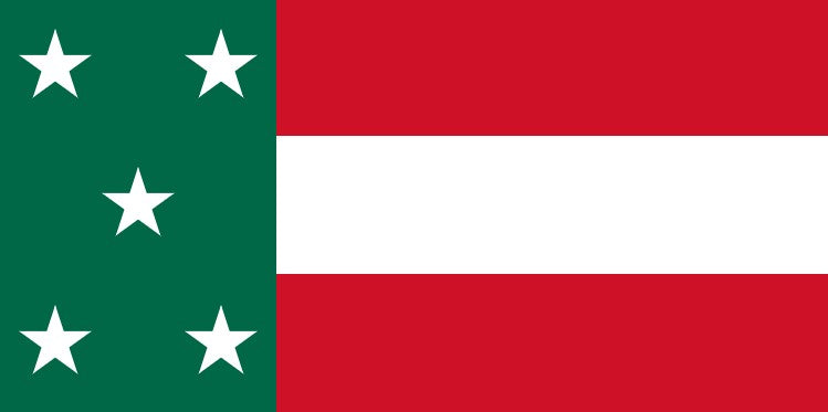 Car Window Tag – Yucatan Flag | Weather-Resistant Auto Decal
